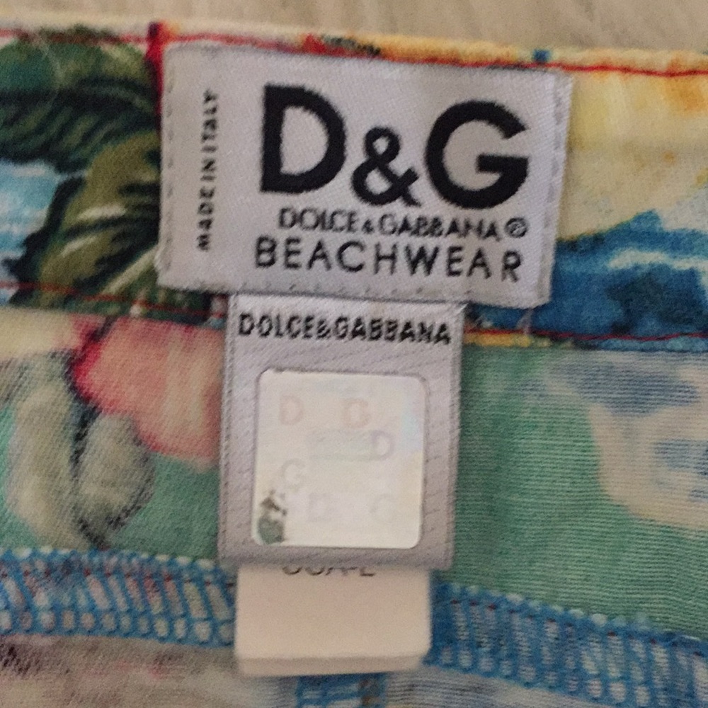 Y2K Vintage Dolce and Gabbana tropical Hawaii skirt - Picture 3 of 6